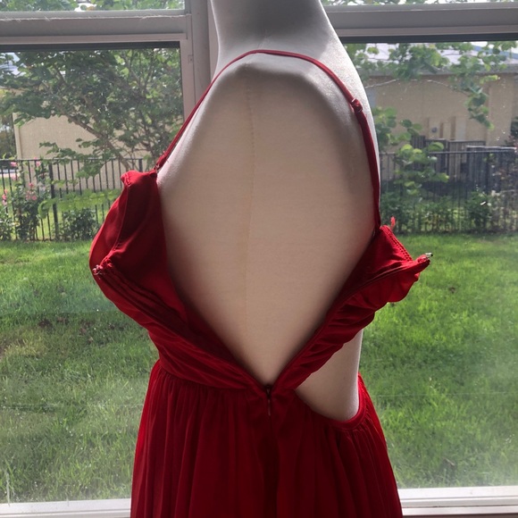 ASOS Red Valentine Dress | Size 4 - Picture 4 of 8